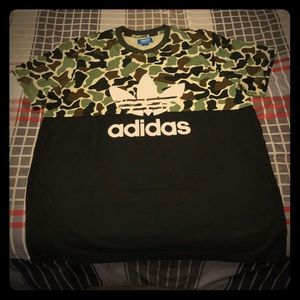 Adidas Camouflage T-Shirt XXL